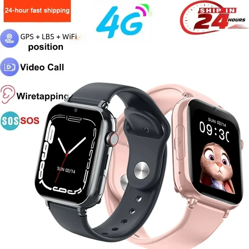 2024 SMART WOOK DETS LBS LOBS SOS Telefón CALL SIM CARD COMOANA fotoaparát Fotografie Budík