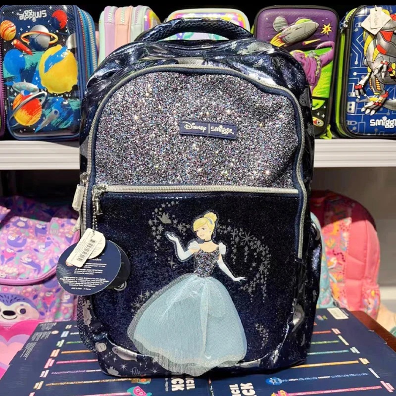 2024 Smiggle Popoluška Backpack Ramering Lightening Schoolback School vak veľké kapacitné batohy obedové boxy pero boxová fľaša na fľašu Girl darček