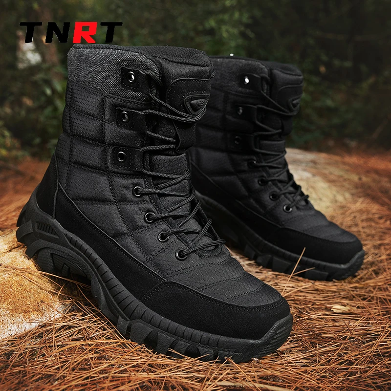 2024 Snehové topánky prechádzka kroky Trekking Suck On Work Outdoor Field Boots Man Sneakers Trysecká turistika Guma veľká veľkosť39-47