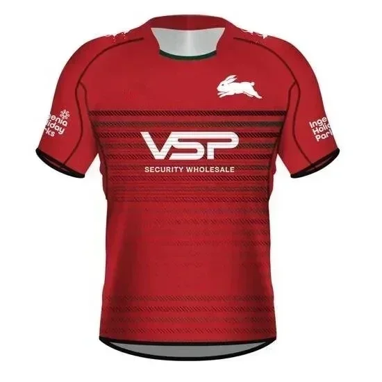 2024 South Sydney Rabbitohs Red Training Jersey Rugby Jersey Vlastné meno a veľkosť čísla SML-XL-XXL-3XL-4XL-5XL
