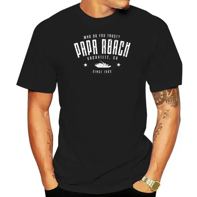 2024 Summer Funny Style Papa Roach Vacaville T tričko Noví muži oblečenie grafické tričká nadmerne veľtrh bavlnené módne vrcholy harajuku