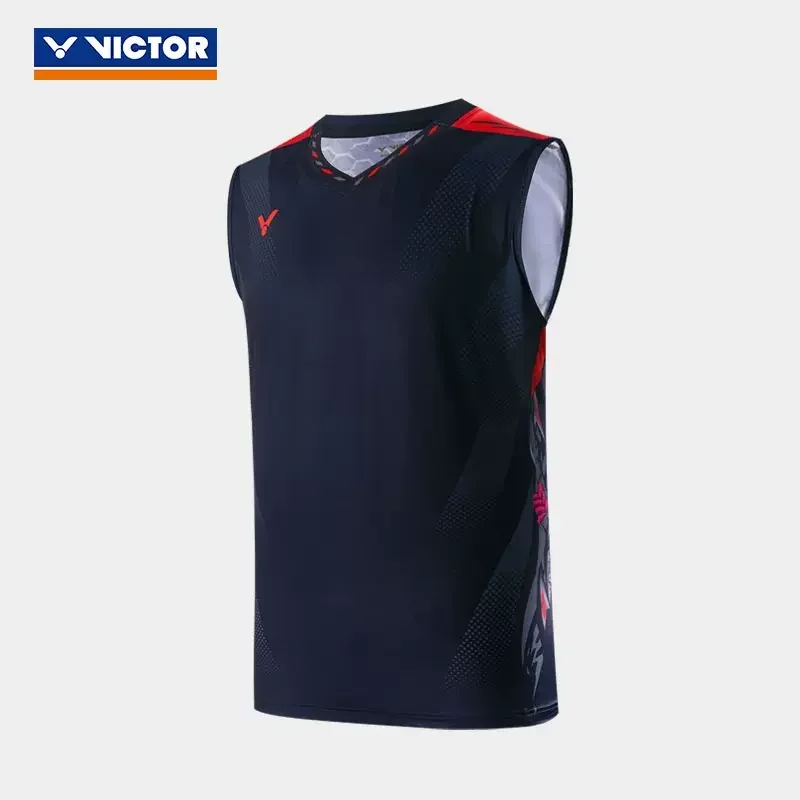2024 Victor Sport T-Shirts T košeľa Men Men Dámske výcvik módne dres badminton oblečenie športového oblečenia krátke rukávy leto