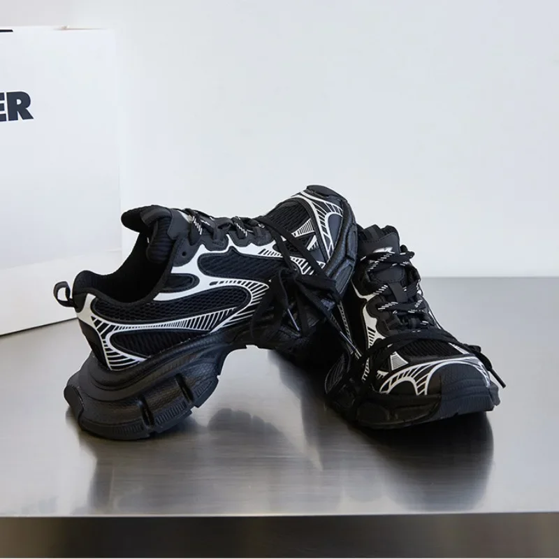 2024 Vintage Dad topánky Pánske bežecké topánky priedušné pletenie (vzduchová sieť) potu-Absorbant Casual Sneakers Designer Shoes Men