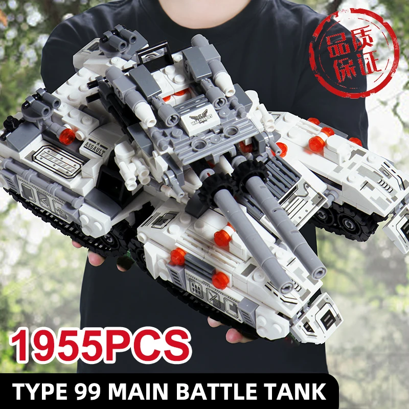 2024 WW2 Vojenský vozidlo Tank 8in1 Lietadlo Model Truck Building Blocks DIY tehly Detské stavebné hračky Darčeky pre chlapcov dospelých