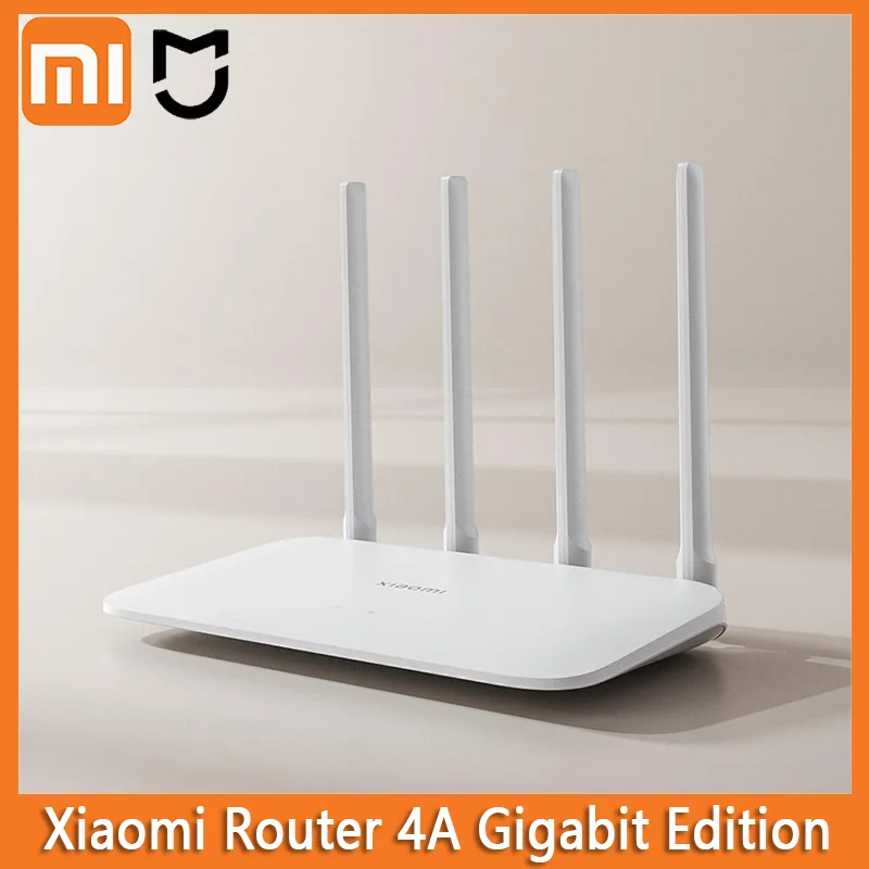 2024 Xiaomi Router 4A Gigabit Edition 2.4 GHz a 5GHZ WiFi 16MB ROM + 128MB DDR3 Vysoký zisk 4 Anténa Mihome App Control Ipv6
