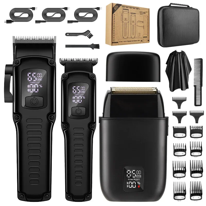 2024 Xiaomi Youpin 977 Súprava Vodotesná nová vlasy Clipper Professional Hair Trimmer Foil Set pre holičstvo pre holičstvo