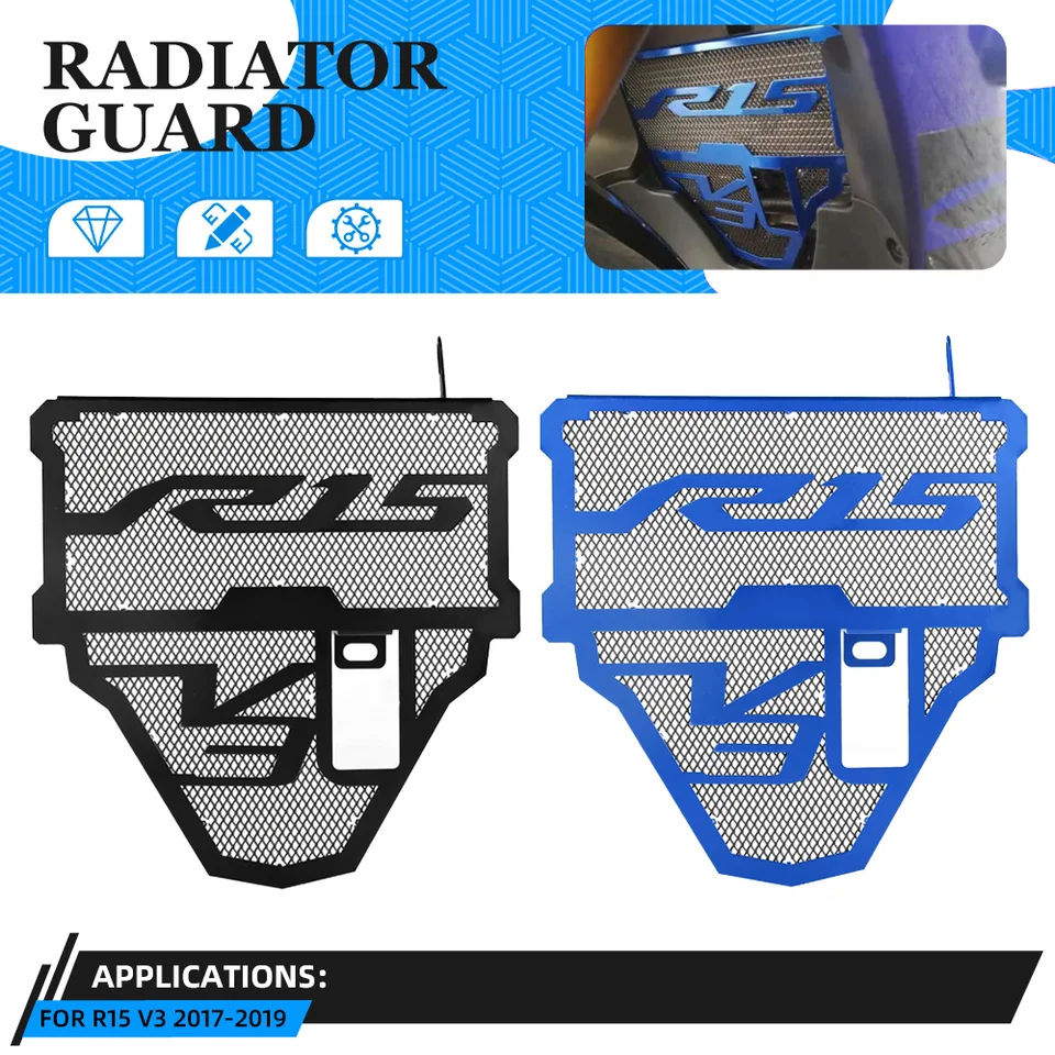 2024 YZF R15 V3 2022 2023 Motocykelový chladič mriežky GRILL Cover Protector GRIL pre Yamaha YZF R15 V3.0 YZF-R15 V3 2018-2021