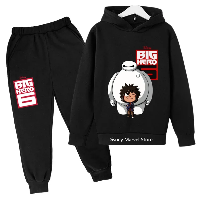 2024 Zimná nová karikatúra Superhrdina Big White Kids Blazer Outdoor Sports Hoodie Cute Hoodie Set pre chlapcov a dievčatá