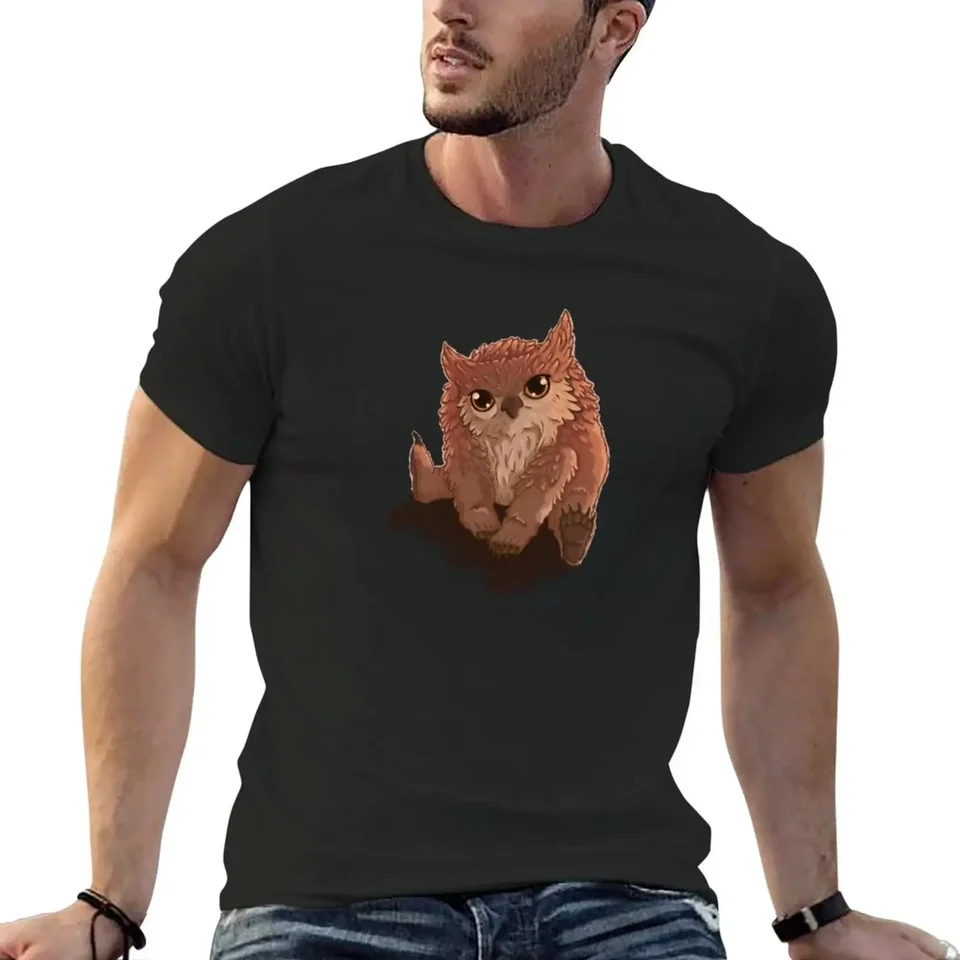 2024 Štyri sezóny tričko Owlbear-Baldur_s Gate 3 Tričko Colné rukávy Rýchlo rukávy Čisté bavlnené topy Tops Casual Streetwear