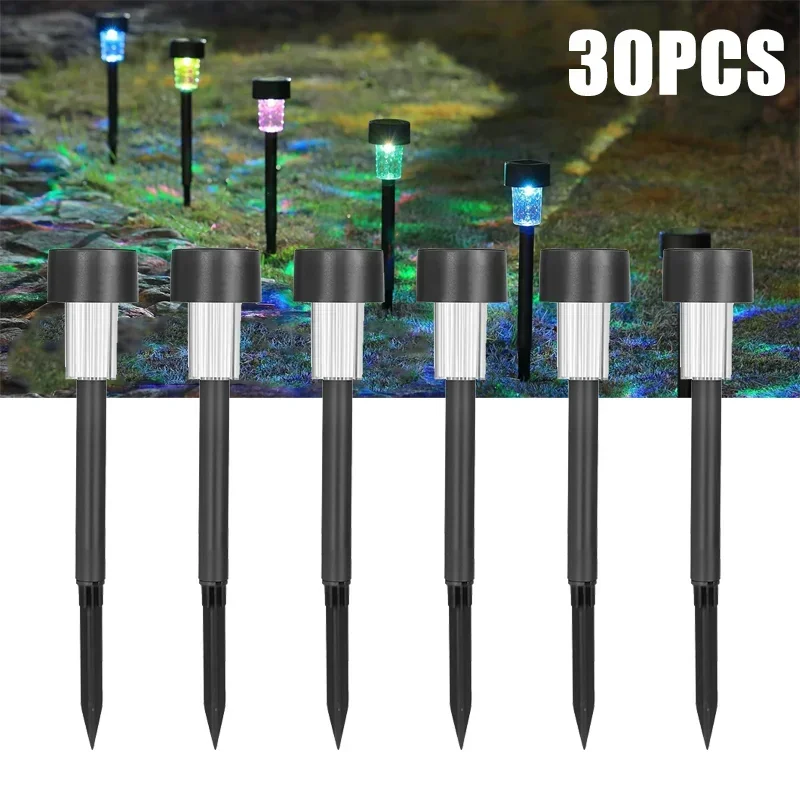 2024NEW Solar Outdoor Lights Záhradná lampa Solárna vodotesná krajina vonkajšia cesta na dvor dvor