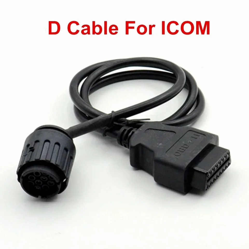 2025 10 PIN adaptér ICOM-D kábel pre BMW 10pin až 16pin OBD2 Diagnostický konektor Motóbiky OBD 2 predlžovací kábel