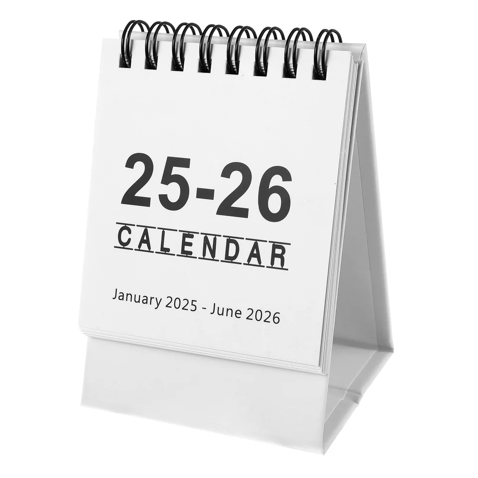 2025 -2026 Mini Desk Calendar Countdown Plánovač Calander Pad Papers Perpetual Calendars Office Decotion Mesačné denné plánovanie