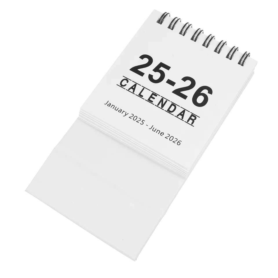 2025 -2026 Trinkets Mini Desk Kalendár Ročne 2024 kalendárov papier Flip pre triedu