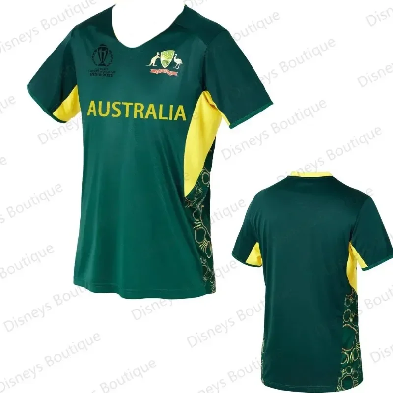 2025 Austrália kriketový loptičku Men Jerseys Domáce kriketové košele Fanúšikovia Súprava Špeciálne výročie Edition Tričko Sport Detské odevy