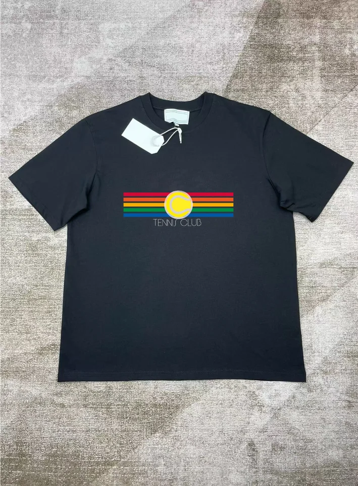 2025 CS Sports Tennis Club Printed Mutiple Style Women Men Tirts Tees Hiphop Beach Tee Men Cotton T tričká leto