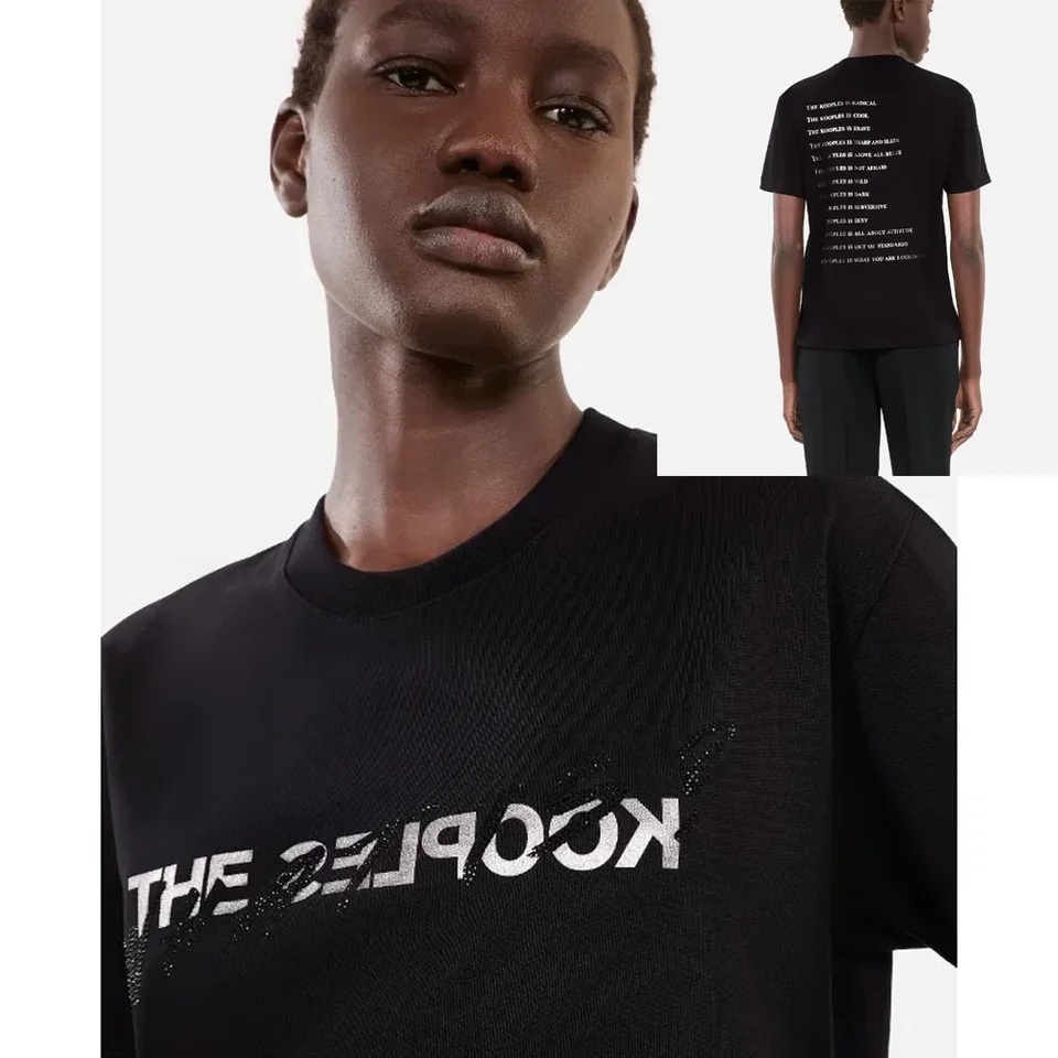 2025 Grafická tlač kooples značky Tričko Tričko Men rok darček top odev Vintage Značky tlač Tieň