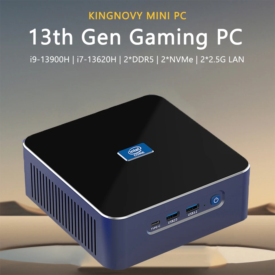 2025 Hot Sale Intel Core I9-13900H I9 12900HK Mini Computer 1*HDMI 1*Displayport 1*USB-C 3*Zobraziť 8K VESA Windows 11 Pro