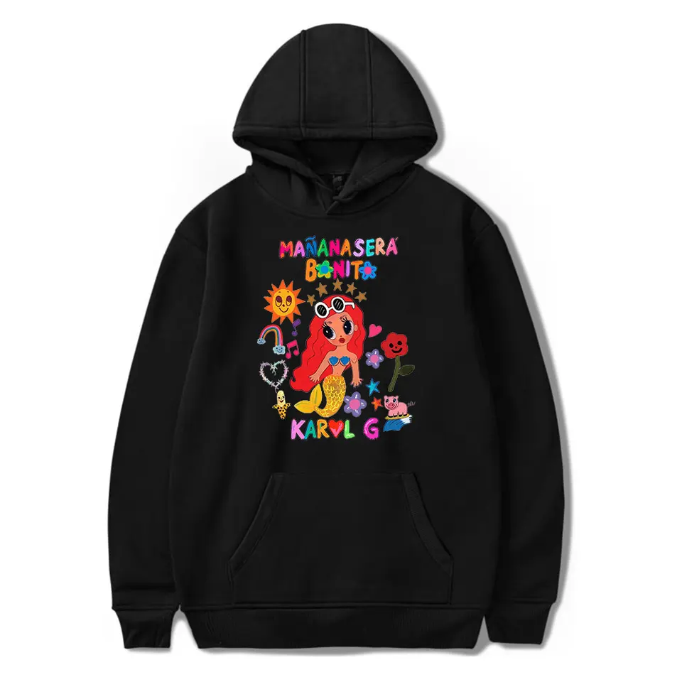 2025 Karol G Manana Sera Bonito Hoodie Streetwear Men Muckess Mikiny logo Karol G oblečenie