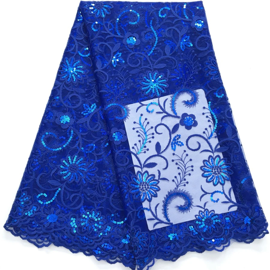 2025 Luxusná nigérijská sieťová čipka Lace Flitrovaná tkanina Vysoko kvalitná výšivka africká čipka Lace Lace Elegantné svadobné šaty A3959