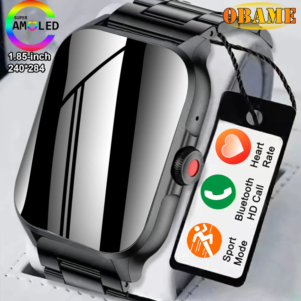 2025 Luxusné inteligentné hodinky Dámske zdravie vodotesné veľké obrazovky Smartwatch Sleep Heart Heart Blood Tlak Bluetooth Call Smartwatch