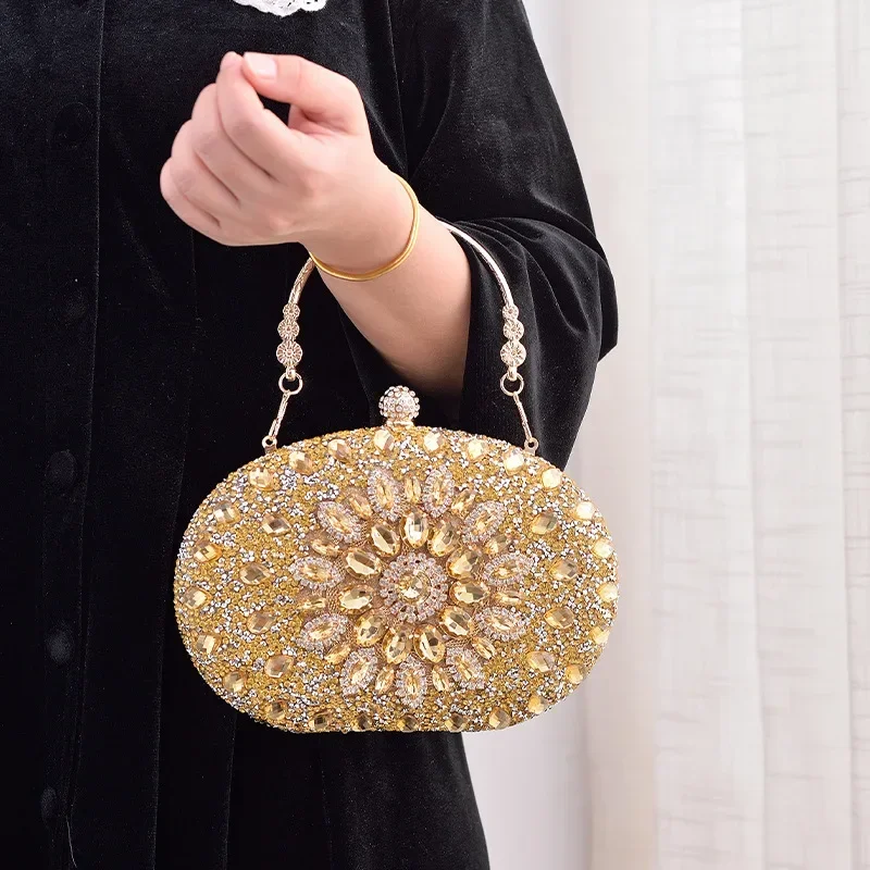 2025 Módna večerná večierková spojková kabelka s diamantovou večernou kabelkou pre ženy luxusné dizajn Crystal Bag