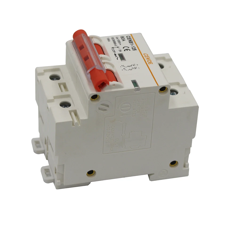 2025 Najlepší CENB1-125 Najlepší 2P 1000V DC istič DC Solar Circuit Breaker 63a 80a 100a 125a pre používateľa solárnej energie