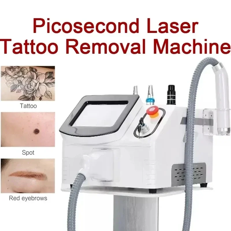 2025 Najnovší Q-Switch nd Yag Laser Tattoo Demons Demonser Uhlík Ndyag Tattoo Odstráňte stroj pico laser na odstránenie tetovania