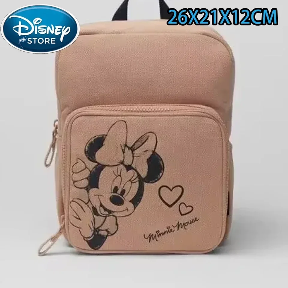 2025 New Disney's New Minnie Mouse Canvas Detská taška detská batoh Lightweight Materský batoh