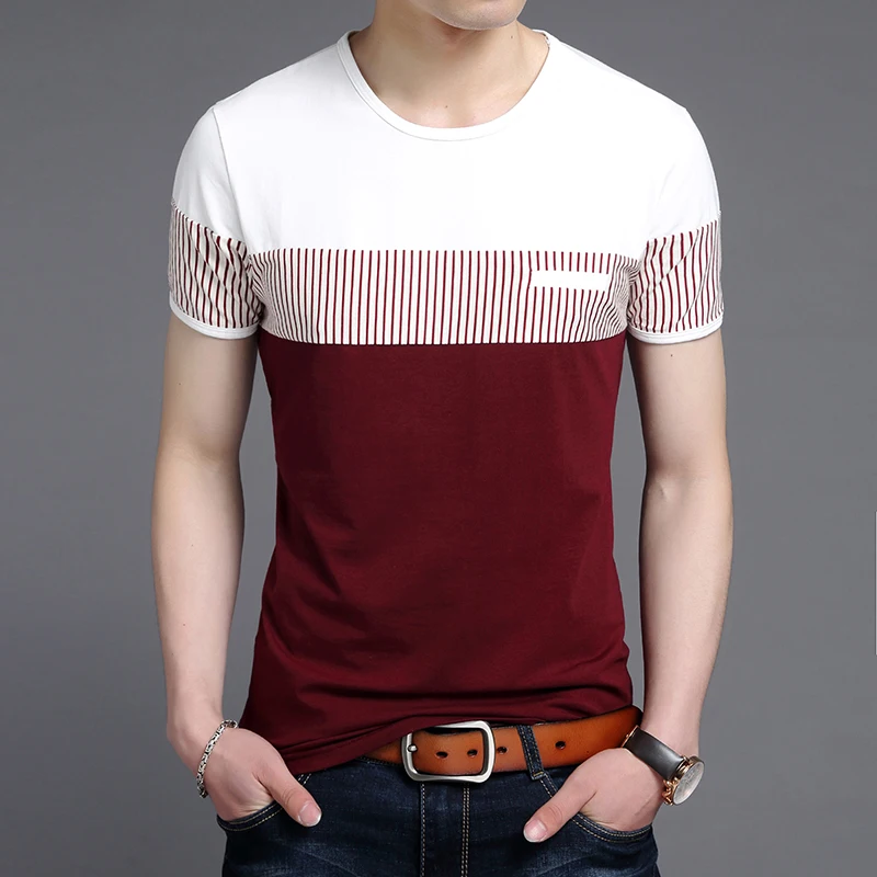 2025 Nová módna značka tričká Mens o krk Kórejské letné vrcholy Street Trends Trends Top Trese Trhing Tshirts Men Men Clothing