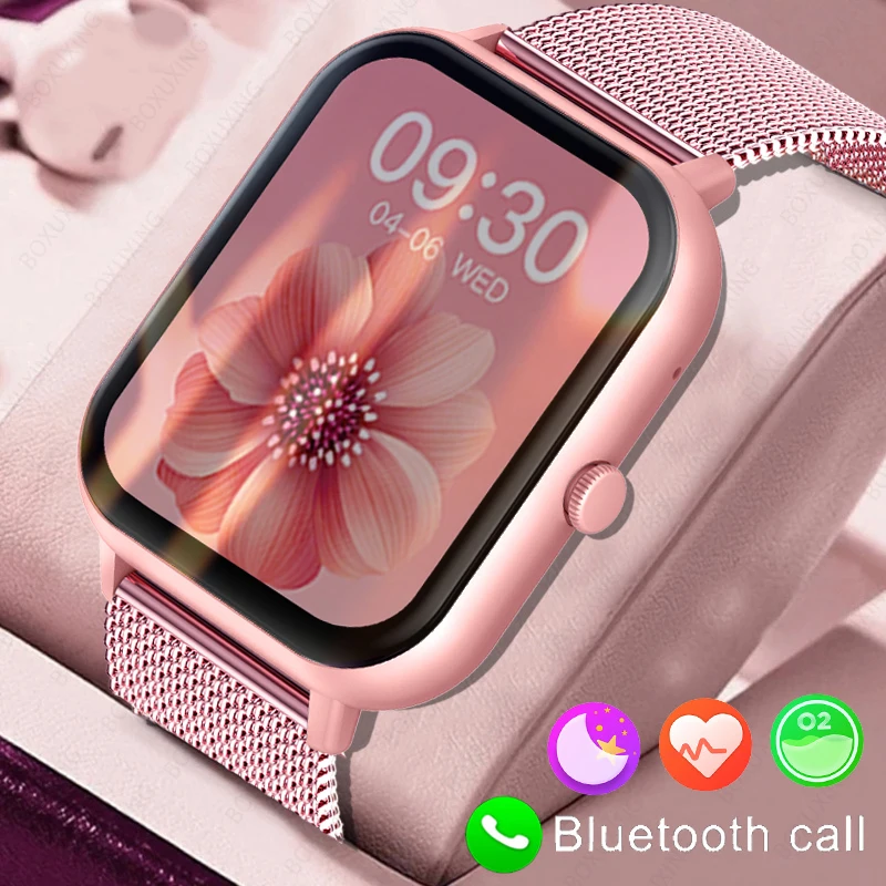 2025 Nové pre Xiaomi Smart Watch Women Bluetooth Call Sport Fitness Tracker Watch Health Monitor Fashion Ladies Men Smartwatch