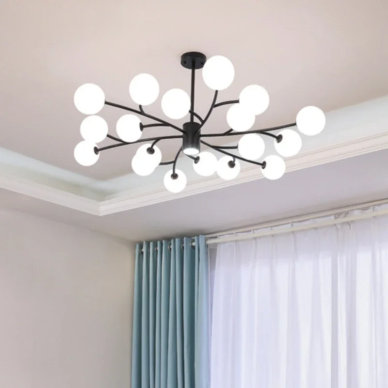 2025 Nové severské prívesok Svetlo pre obývaciu izbu LED lampa LED lampa Moderná lustrová spálňa luxusná domáca dekorácia osvetlenie