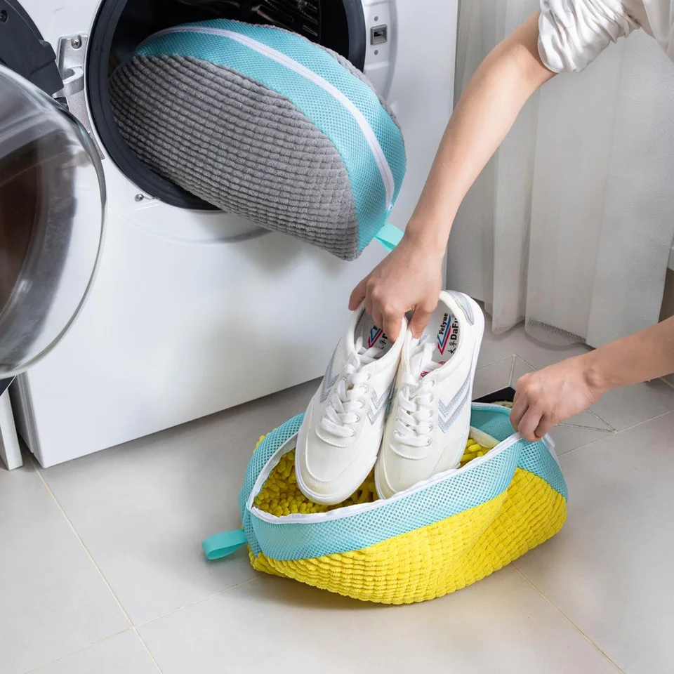 2025 Nové umývacie topánky vrecko Cotton Práčovň