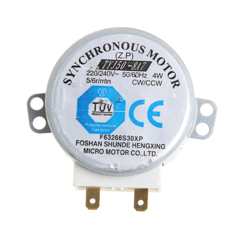 2025 NOVÝ AC 220-240V 4W 6RPM 48 mm synchrónny motor pre vzduchový dúchadlo 50/60Hz TYJ50-8A7 podnos