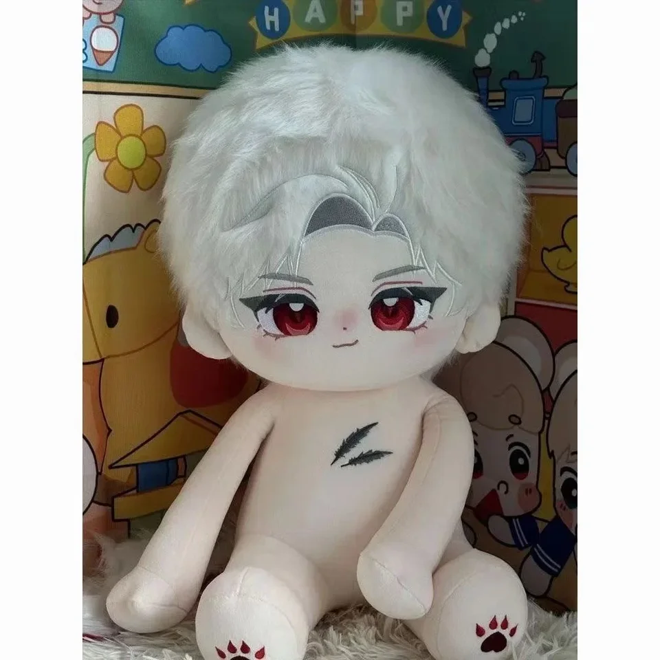 2025 Nový anime cosplay láska a Deepspace Sylus Soft Soft Plush Doll Body 40 cm oblečené plnené vankúš