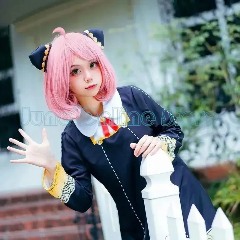 2025 Nový anime Spy X Family X Family Anya Cosplay Cosplay kostým deti Dospelí Čierne Kawaii dievčatá Dievča