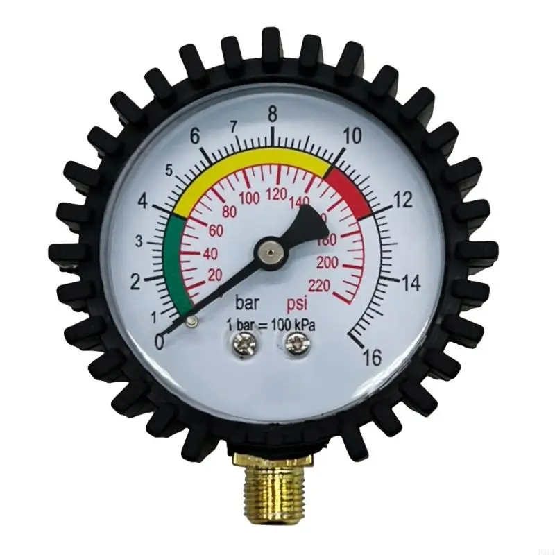 2025 Nový manometer tlakového rozchodu spodných konektorov a rozlíšenia chrániča gumy 0,1psi pre motocykel CAR