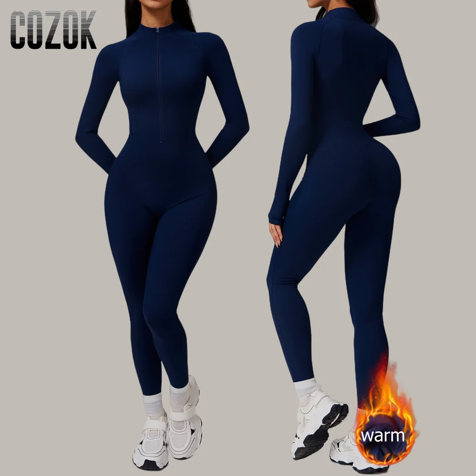 2025 NOVÝ ONE KUSKÝ JOGA SWELDSUIT ŽENY OUTDOROU TEPNÉ HRVENÉ BODYSUITU RUNGITU FITNESS ZIPPER ROMPERS CHESET SETION CLOSSEWEAR