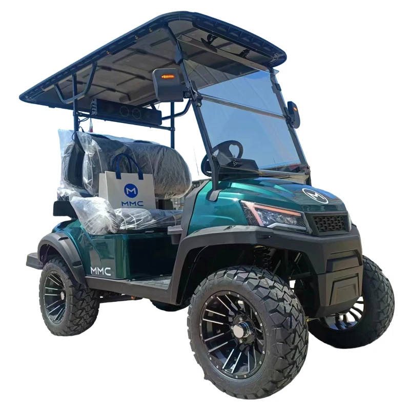 2025 Nový plynový golfový kočíky 2 4 6 SEATER 300 cc 350 ccm zdvihol z poľovníctva Čierny golfový vozík