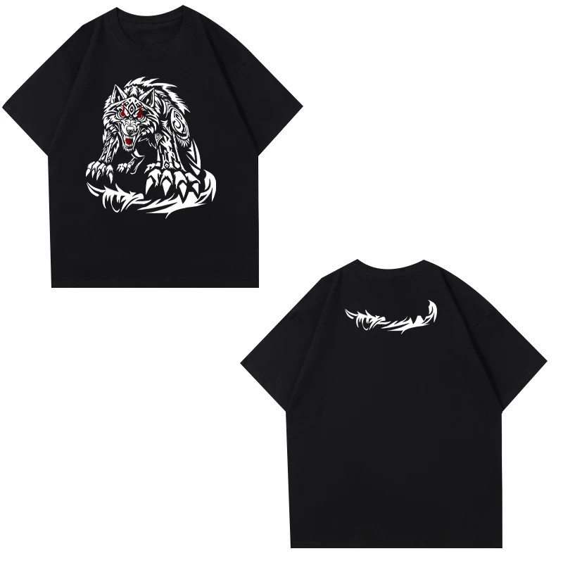 2025 Nový Samoan vlkodlak Jacobfatu Jacobfatu Wrestling Tričko Pure Cotton Trend Vysoko kvalitné tričko s krátkym rukávom