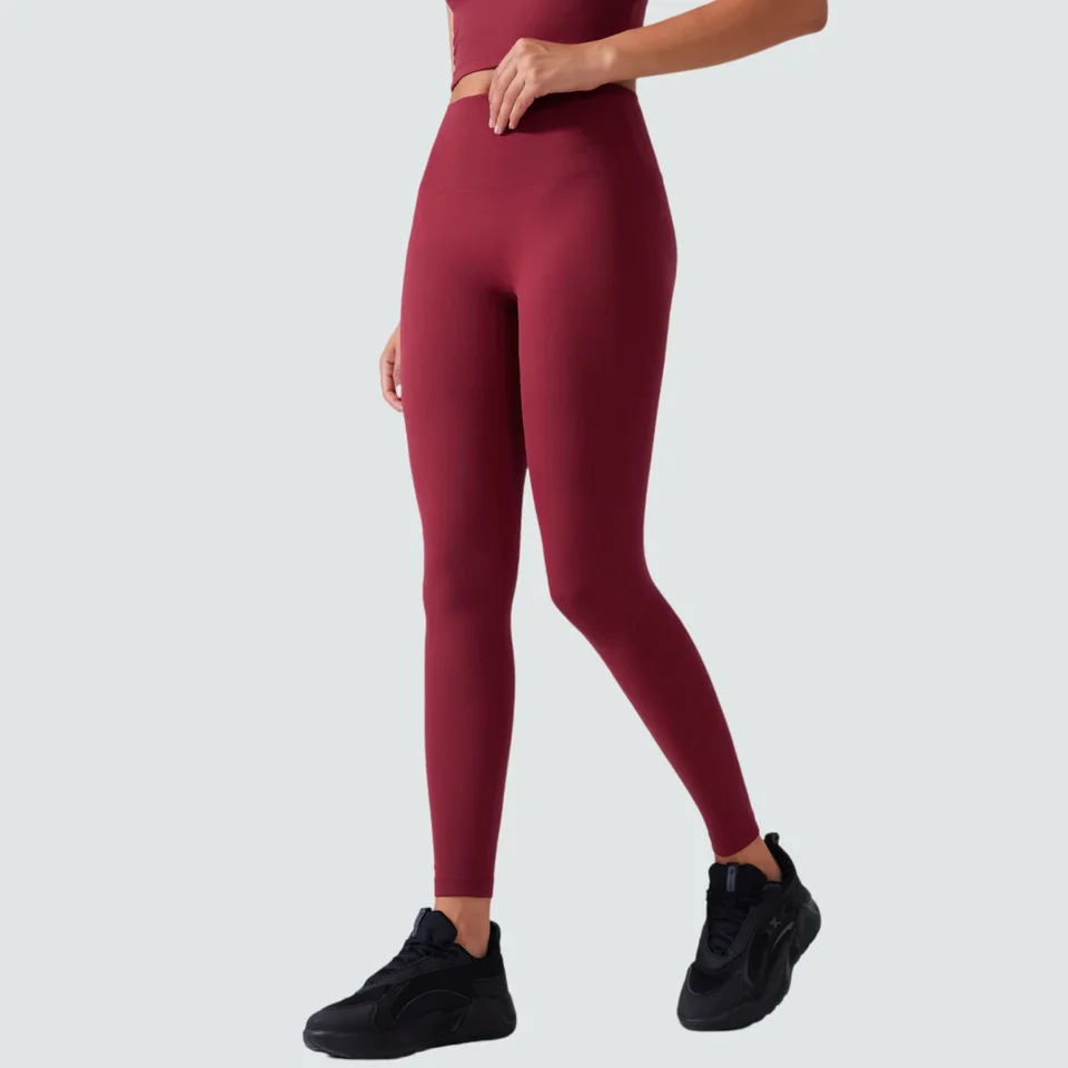 2025 Nový vysoký pás nahý pocit jogy nohavice Ženy Push Up Sports Leggings Fitness Beh Behseless Leggings Gym Leggings