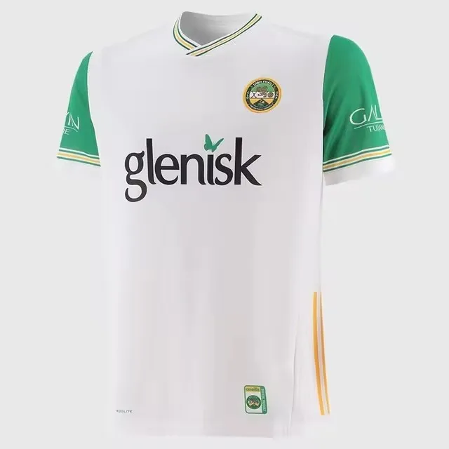 2025 Offaly GAA Alternatívne pánske rugby dres Veľkosť: S-3XL (Názov a číslo tlače)
