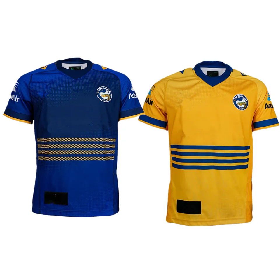 2025 Parramatta Eels Home Away Rugby Jersey Australia Parramatta Rugby košeľa s veľkou veľkosťou S-5XL