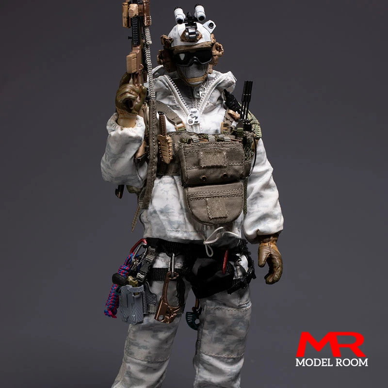2025 Q2 Hasuki SA03 1/12 Snow Mountain Ghost Action OBRÁZOK 17CM Mužský vojak figurínový model plná súprava Zberateľná hračka