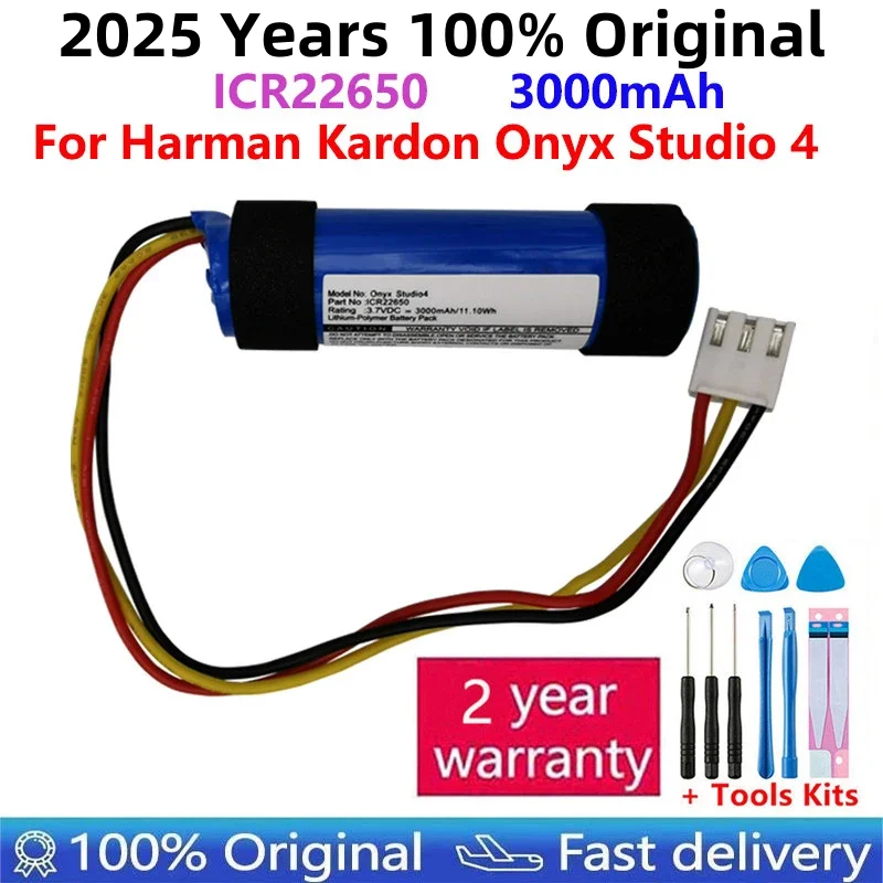 2025 rokov 100% Pôvodná 3000 mAh Výmena batérie pre Harman Kardon Onyx Studio 4 Studio4 Wireless Bluetooth Reproduktor Batters