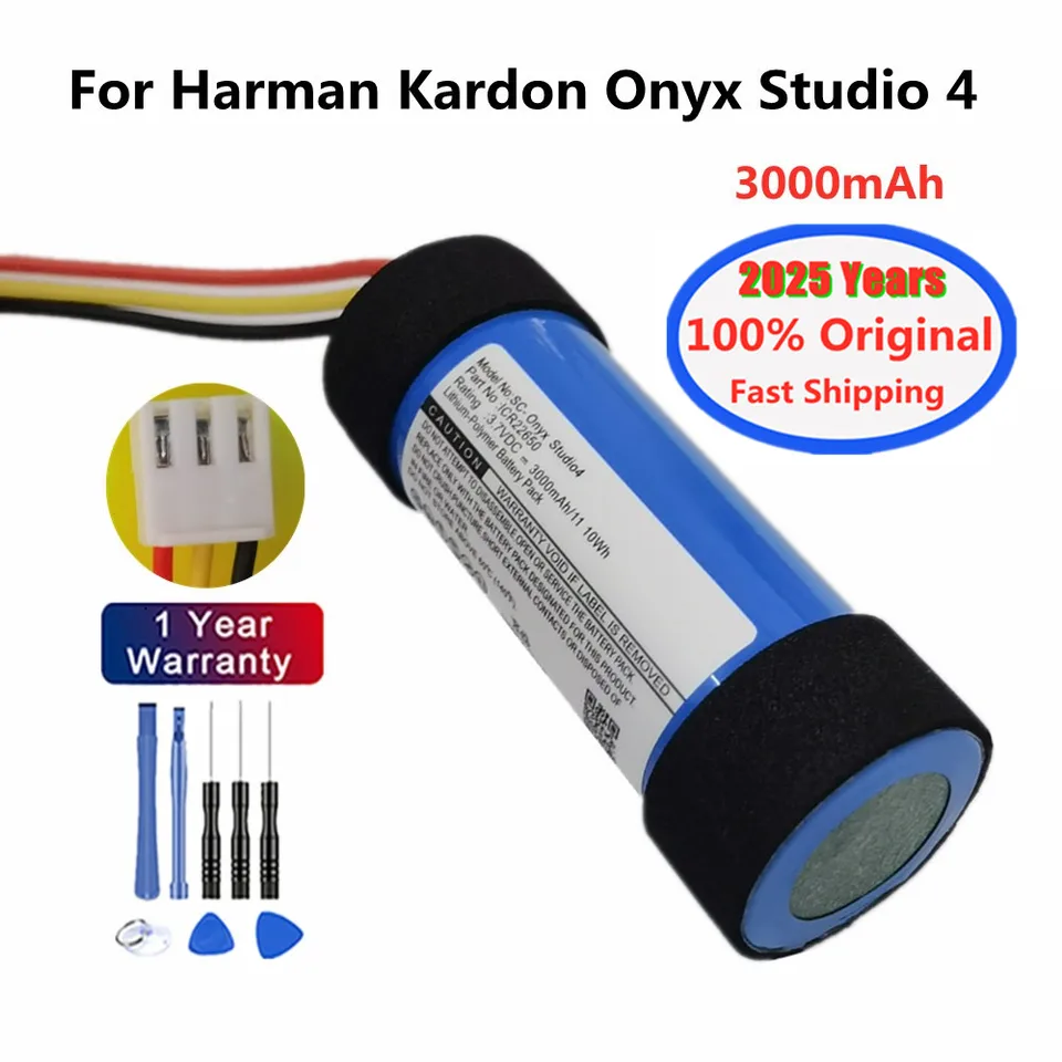 2025 rokov originálny reproduktor batéria pre Harman Kardon Onyx Studio 4 Studio4 batéria bateria icr22650 3000 mAh rýchla preprava
