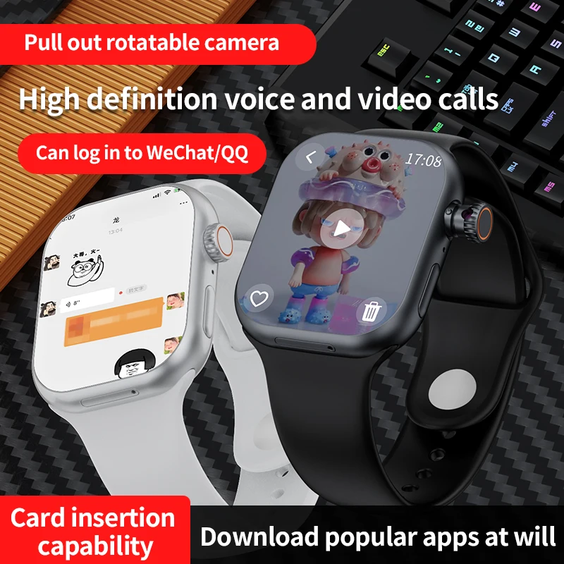 2025 S36 Smart Watch 2,29 palca AMOLED Touch Screen Rotary Camera GPS WiFi videohovor SIM karta 256 GB Compass Cellular Smartwatch