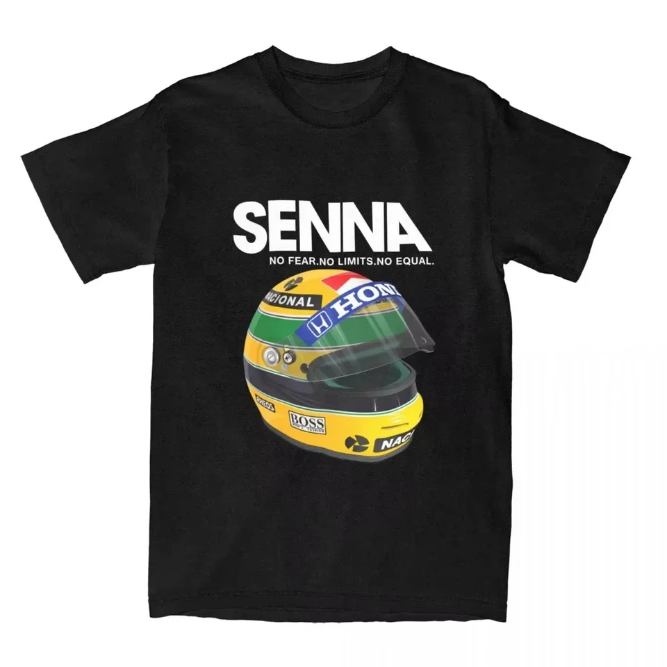 2025 Streetwear Men T košeľa Príležitostne Ayrton Senna Brazílska Formula 1 Legenda Tričko Tričko Grafické nadmerné priedušné módne tričká