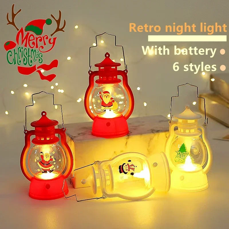 2025 vianočné ozdoby s batériou LED LANCEL LIGHT SVETLO Santa Claus Veselé vianočné ozdoby pre domáce vianočné darčeky Navidad Noel