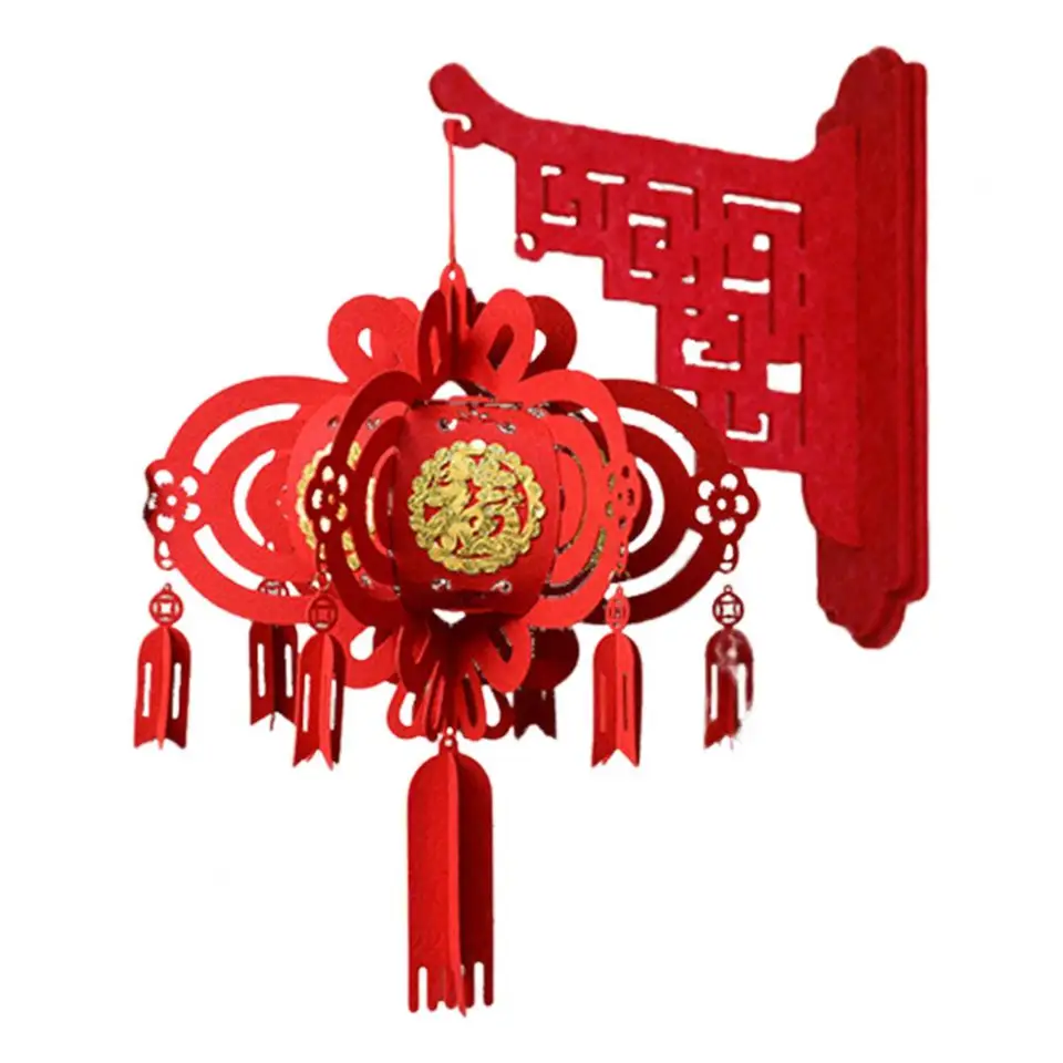 2025 Wall Mount Red Lanterns Čínsky Nový rok DIY Hanging Lancer