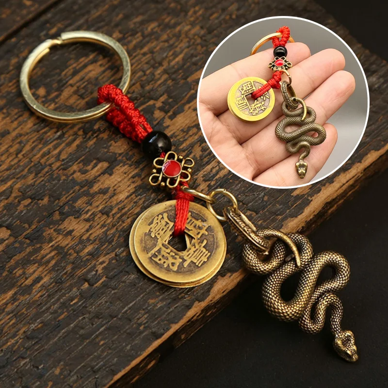 2025 Čínsky zverokruh had šťastný prívesok Keychain Kreatívne šťastie auto kľúče dámske mužy v taške kúzla sviatočné darčeky